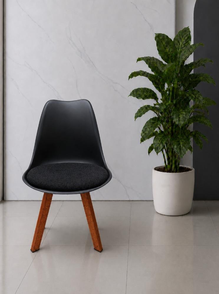 টিউলিপ চেয়ার ব্ল্যাক — Tulip Chair — ছবি 3